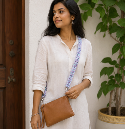 Corded Accent Adjustable Bag Strap