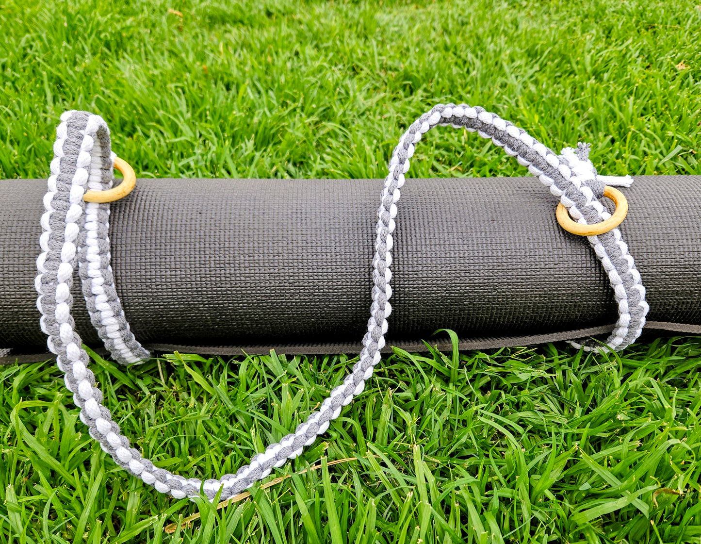 Mat Carrier - Lava Grey and Snow White