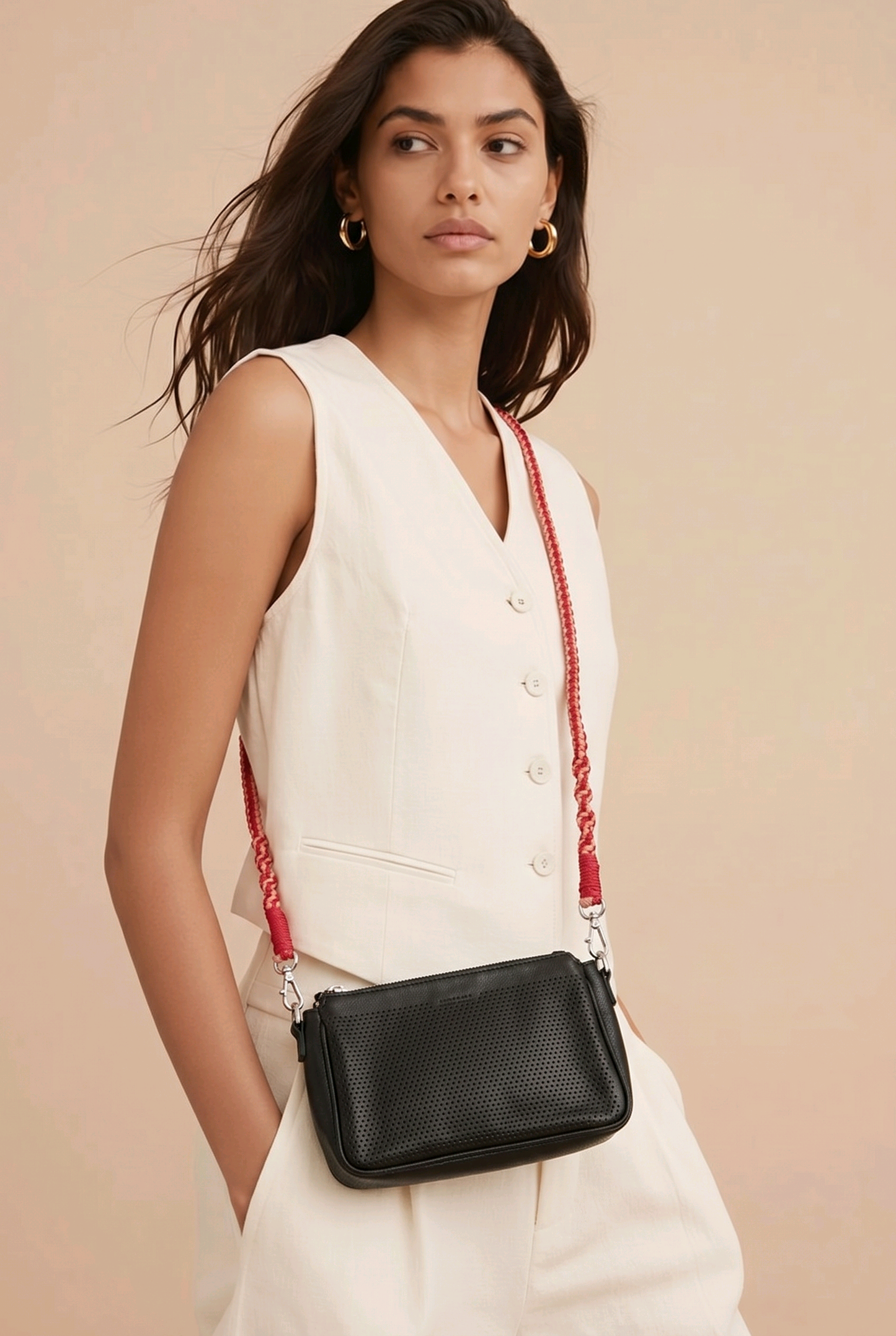 Hands-Free Double Latch Bag/ Phone Sling