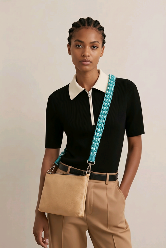 Corded Accent Adjustable Bag Strap