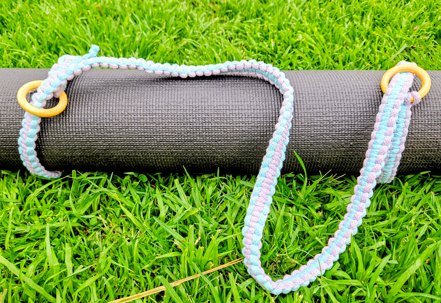 Mat Carrier - Lavender and Teacup Teal